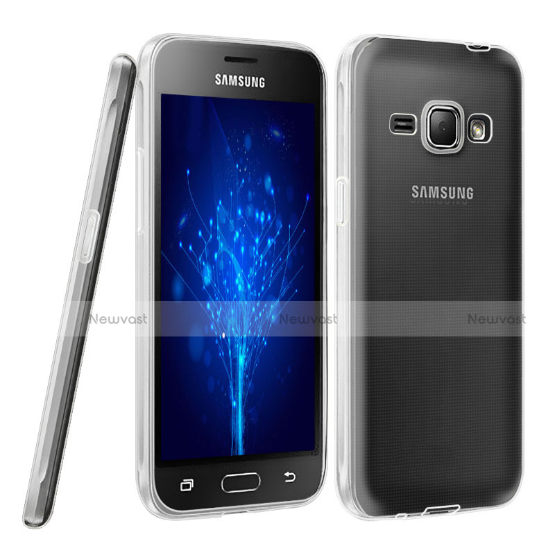 Ultra-thin Transparent Gel Soft Case for Samsung Galaxy J1 (2016) J120F Clear