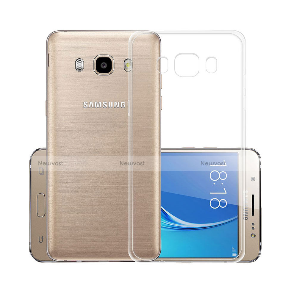 Ultra-thin Transparent Gel Soft Case for Samsung Galaxy J5 Duos (2016) Clear