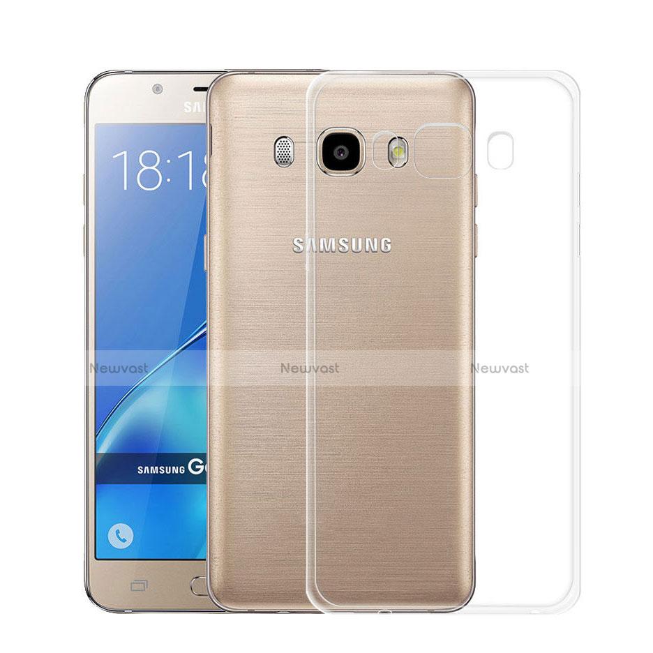 Ultra-thin Transparent Gel Soft Case for Samsung Galaxy J5 Duos (2016) Clear