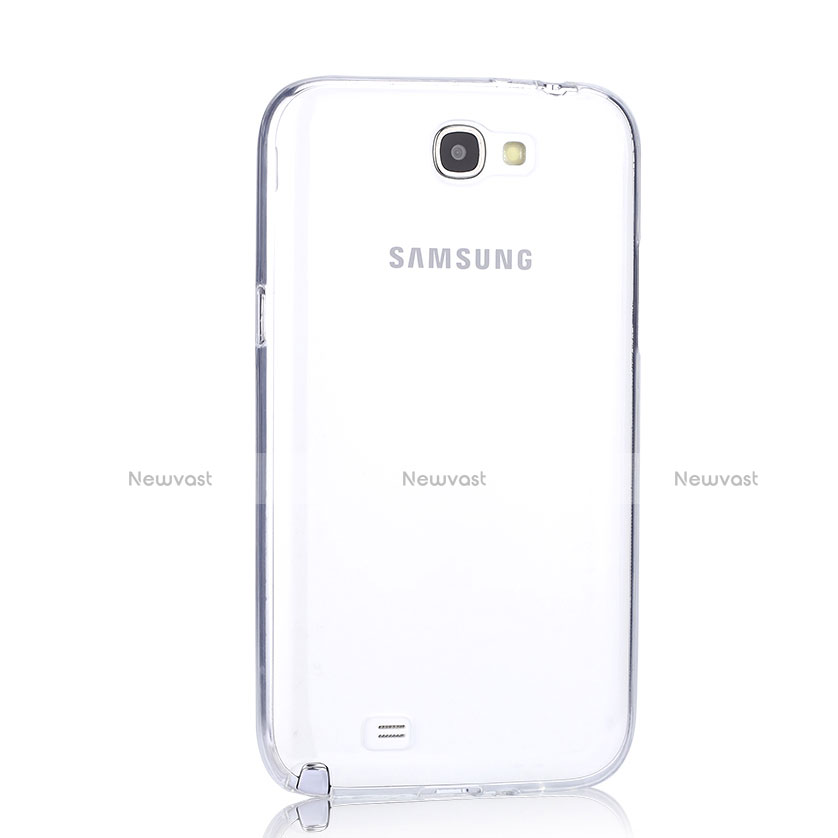 Ultra-thin Transparent Gel Soft Case for Samsung Galaxy Note 2 N7100 N7105 Clear