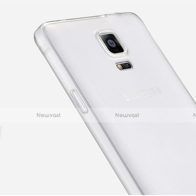 Ultra-thin Transparent Gel Soft Case for Samsung Galaxy Note 4 Duos N9100 Dual SIM Clear