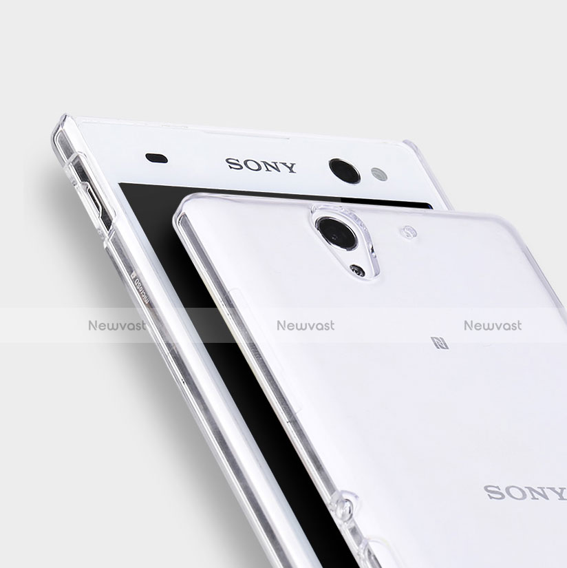 Ultra-thin Transparent Gel Soft Case for Sony Xperia C3 Clear