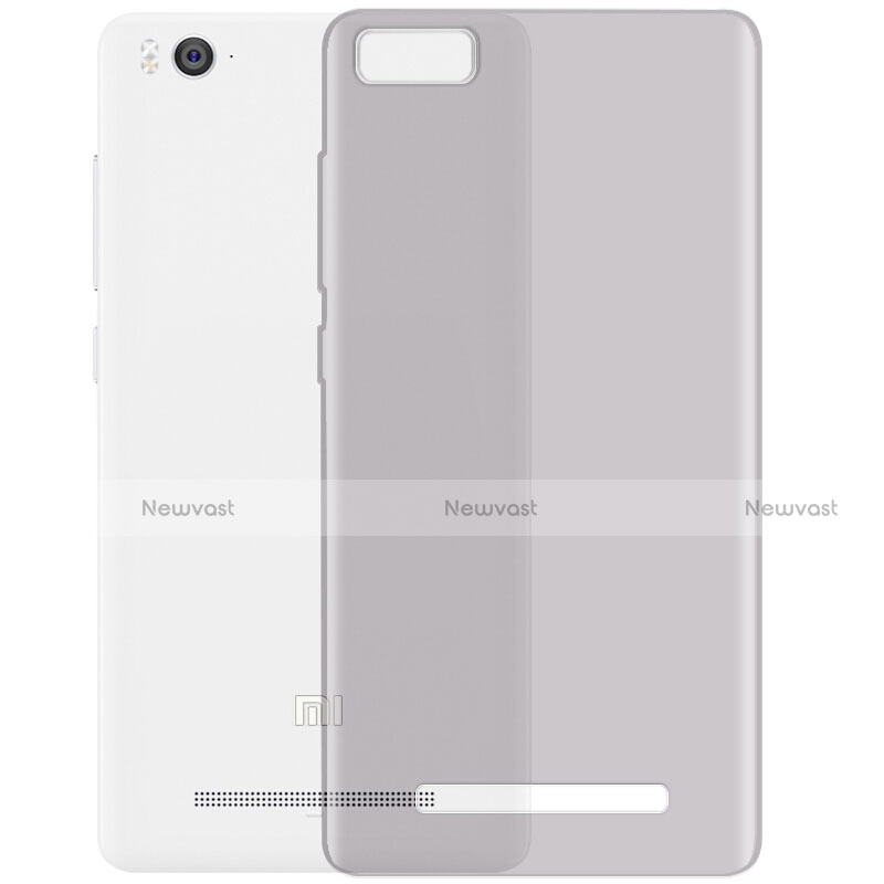 Ultra-thin Transparent Gel Soft Case for Xiaomi Mi 4C Gray