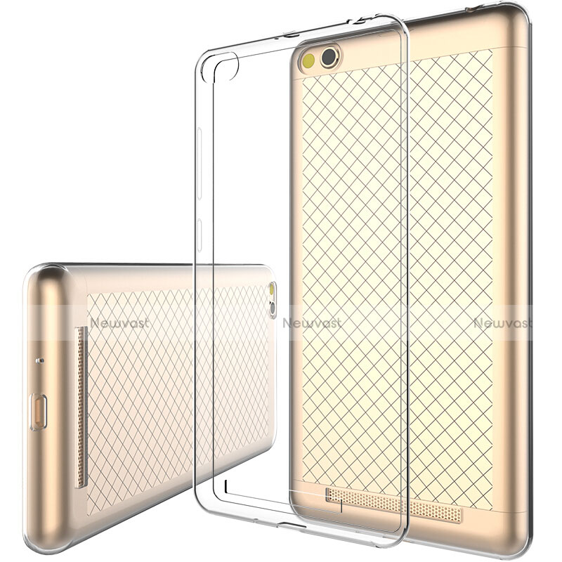 Ultra-thin Transparent Gel Soft Case for Xiaomi Redmi 3 Clear
