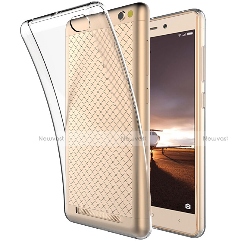 Ultra-thin Transparent Gel Soft Case for Xiaomi Redmi 3 Clear