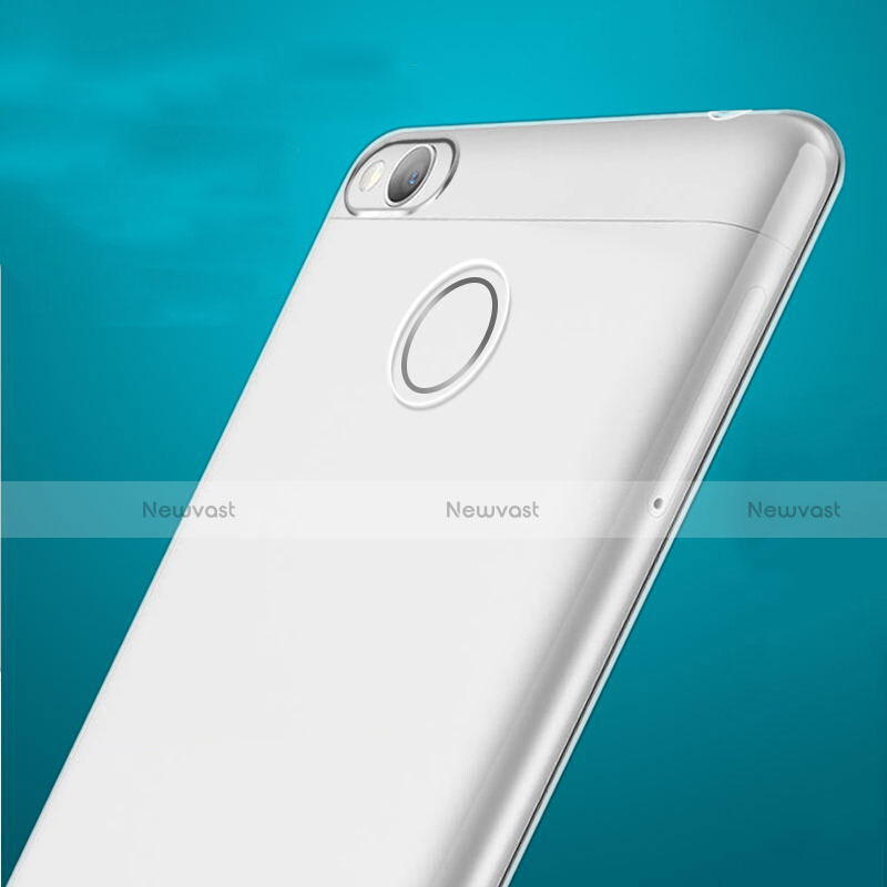 Ultra-thin Transparent Gel Soft Case for Xiaomi Redmi 3 Pro Clear
