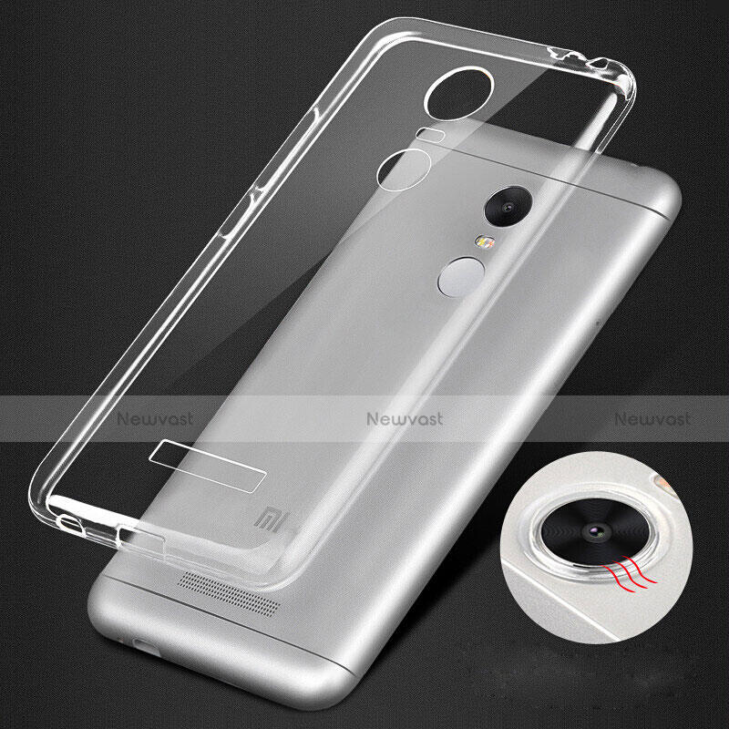 Ultra-thin Transparent Gel Soft Case for Xiaomi Redmi Note 3 Clear