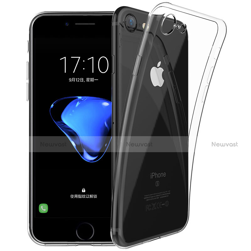 Ultra-thin Transparent Gel Soft Case T01 for Apple iPhone SE3 2022 Clear