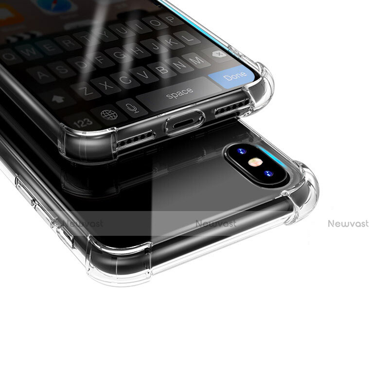 Ultra-thin Transparent Gel Soft Case T01 for Apple iPhone X Clear