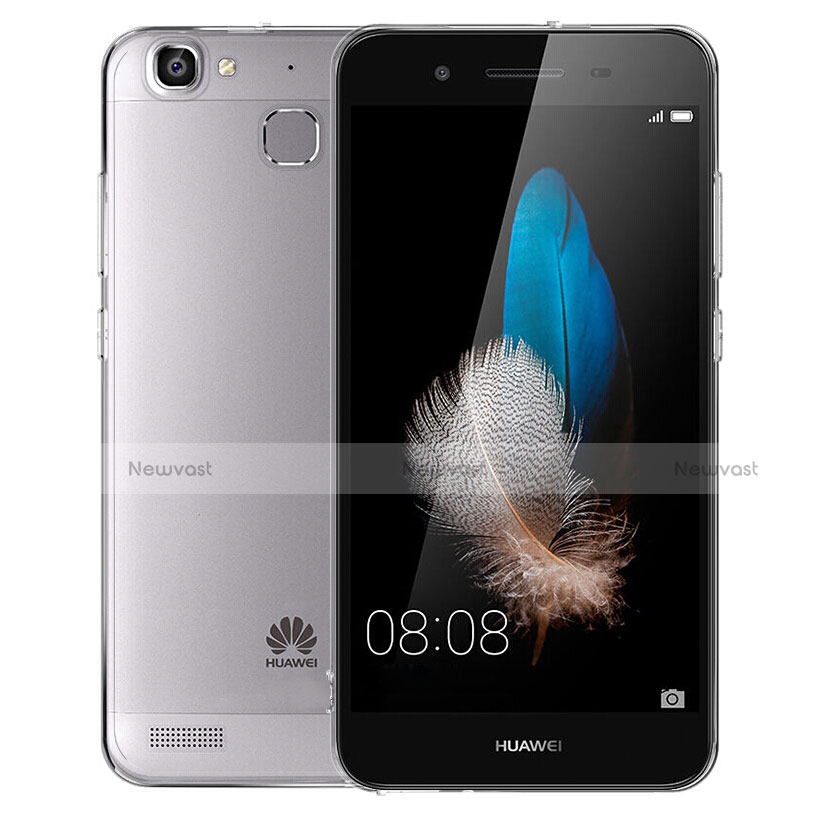 Ultra-thin Transparent Gel Soft Case T02 for Huawei Enjoy 5S Gray