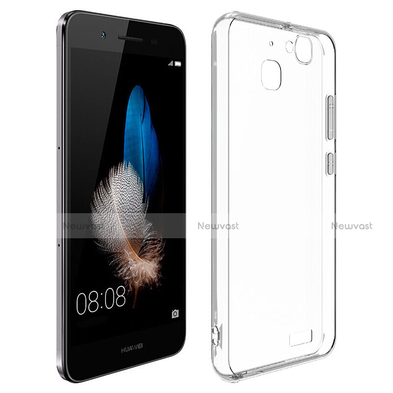 Ultra-thin Transparent Gel Soft Case T02 for Huawei Enjoy 5S Gray