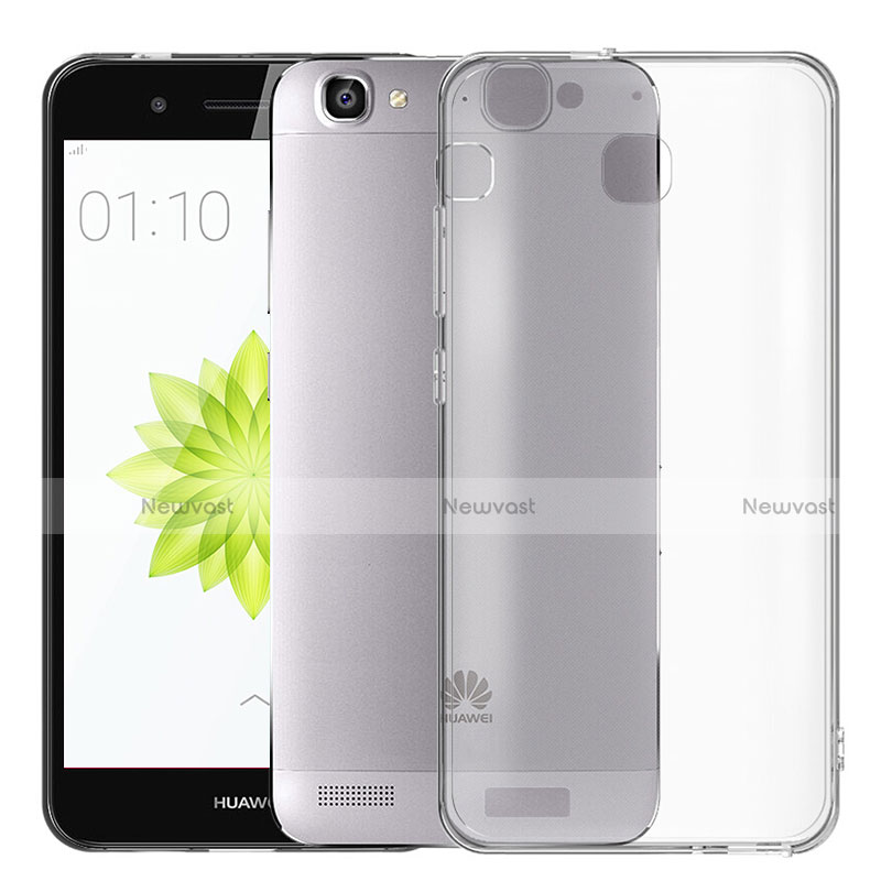 Ultra-thin Transparent Gel Soft Case T02 for Huawei G8 Mini Gray