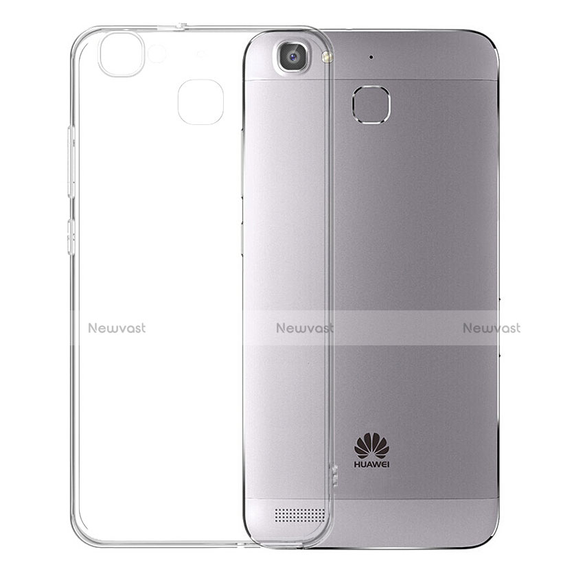 Ultra-thin Transparent Gel Soft Case T02 for Huawei P8 Lite Smart Gray