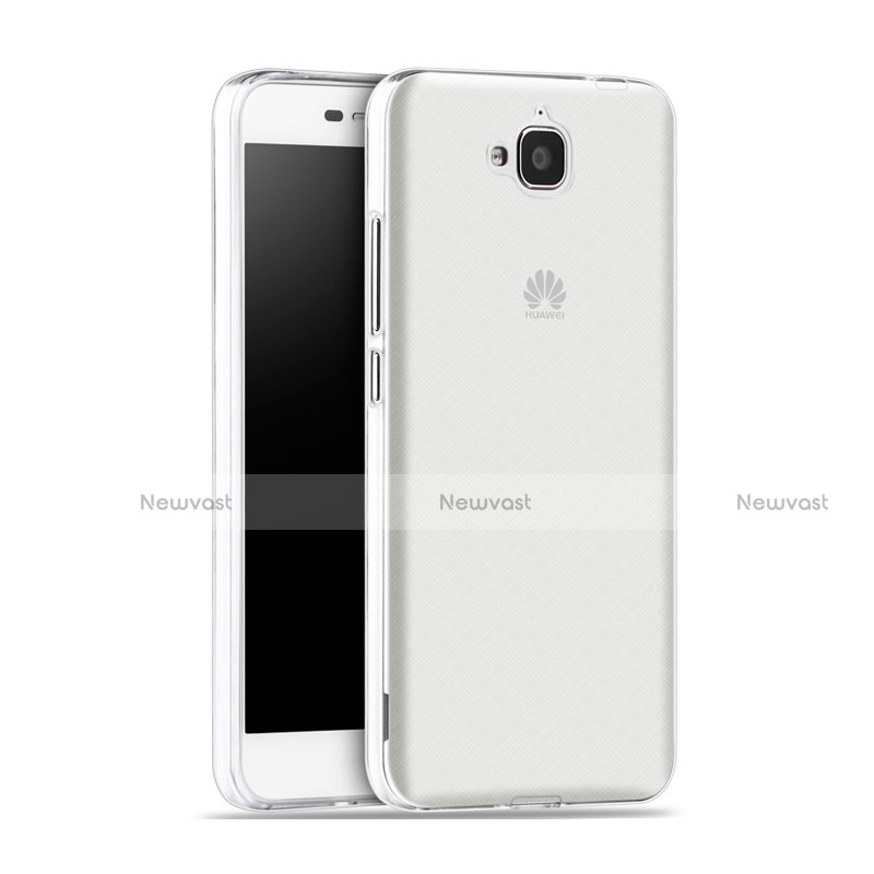Ultra-thin Transparent Gel Soft Case T02 for Huawei Y6 Pro Clear