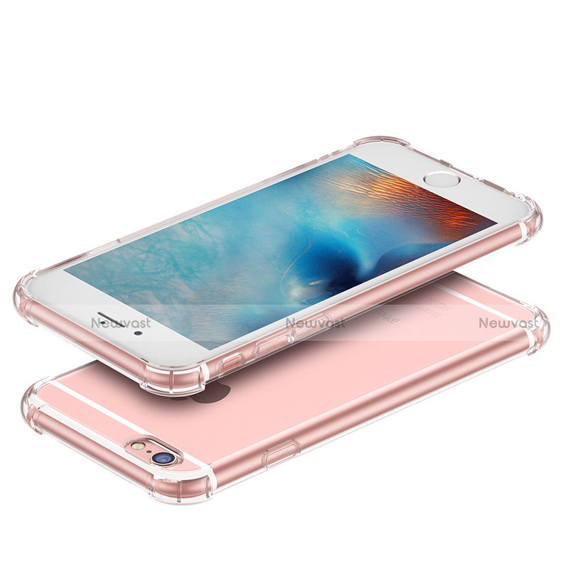 Ultra-thin Transparent Gel Soft Case T03 for Apple iPhone 6S Clear