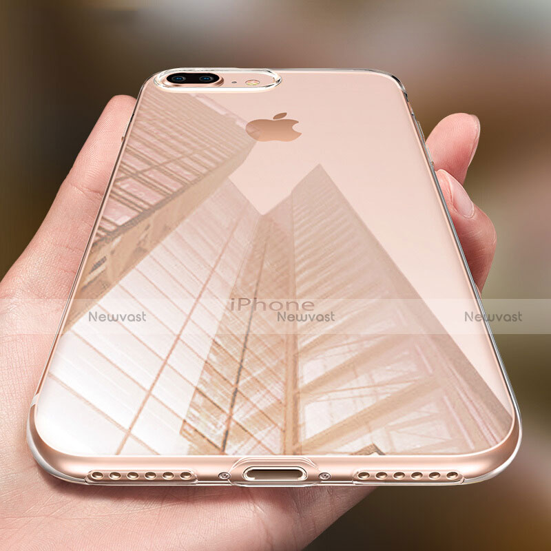 Ultra-thin Transparent Gel Soft Case T03 for Apple iPhone 8 Plus Clear