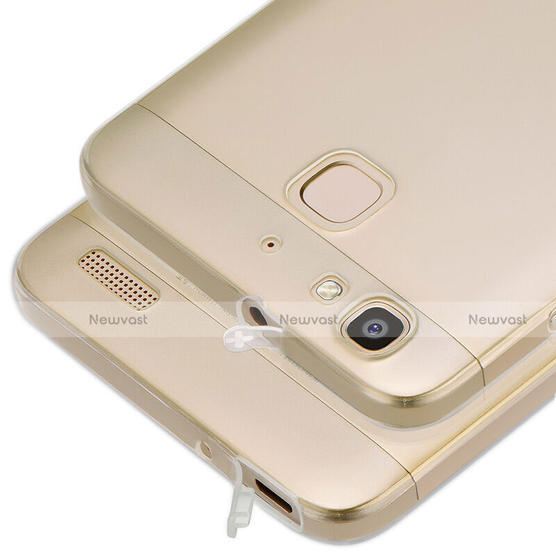 Ultra-thin Transparent Gel Soft Case T03 for Huawei G8 Mini Clear