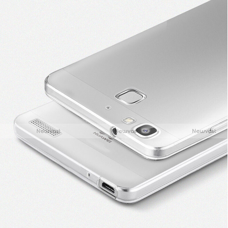 Ultra-thin Transparent Gel Soft Case T04 for Huawei G8 Mini Gray