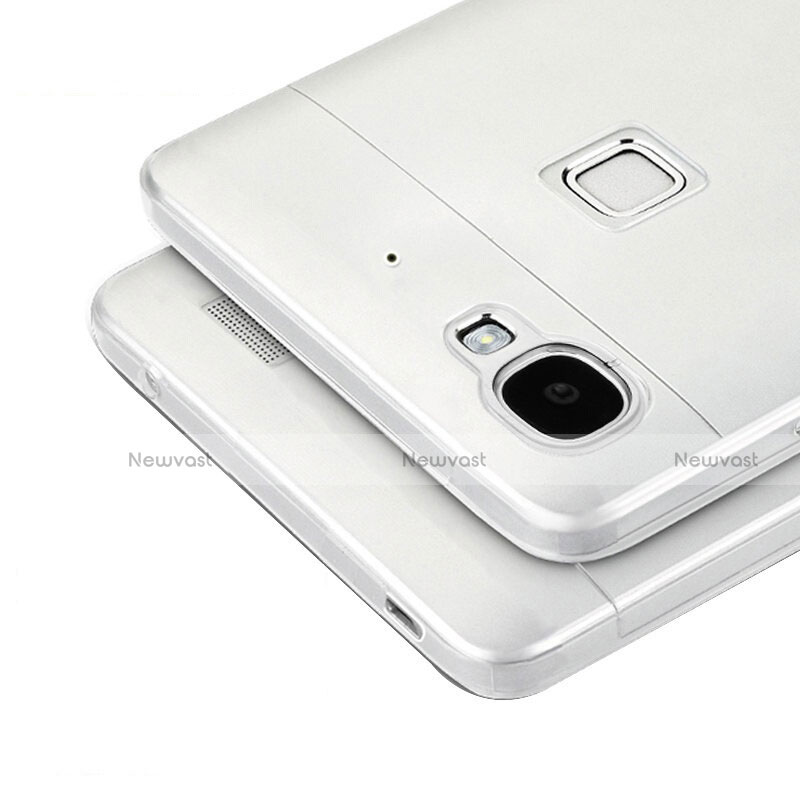 Ultra-thin Transparent Gel Soft Case T04 for Huawei P8 Lite Smart Gray