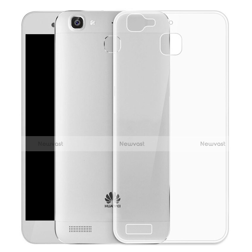 Ultra-thin Transparent Gel Soft Case T04 for Huawei P8 Lite Smart Gray