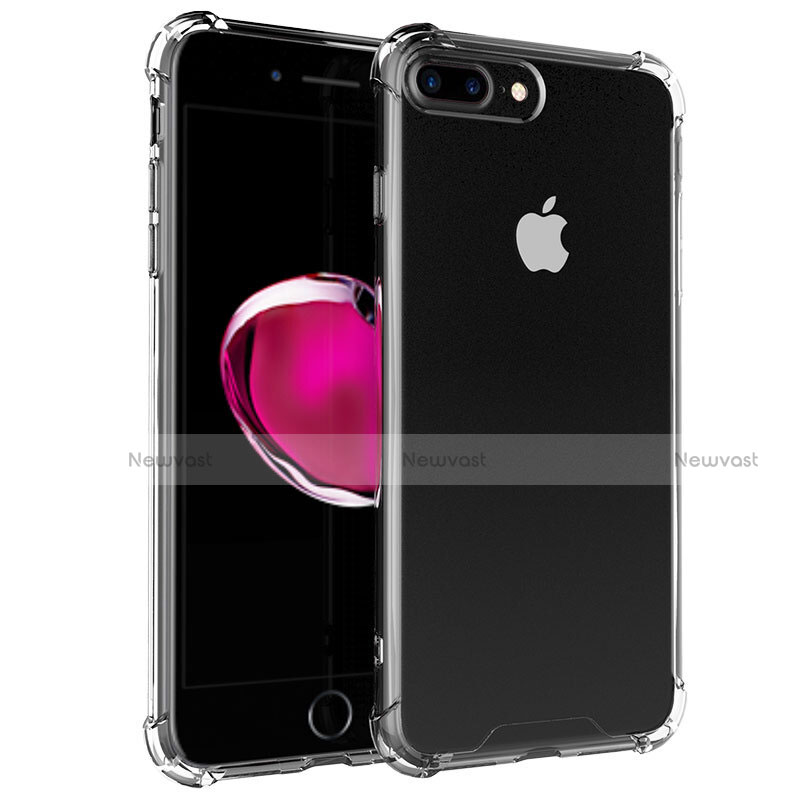 Ultra-thin Transparent Gel Soft Case T05 for Apple iPhone 8 Plus Clear