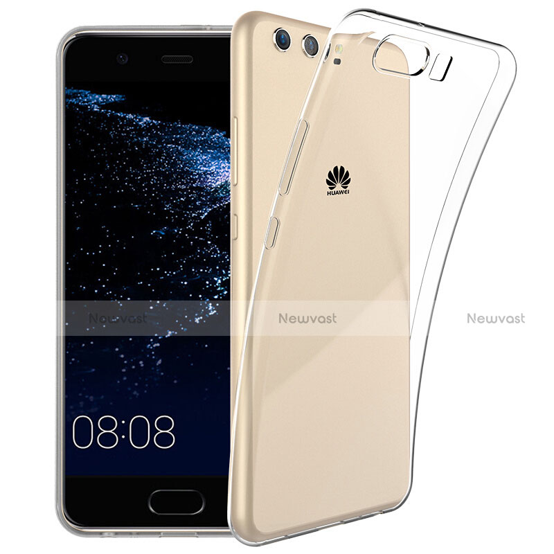 Ultra-thin Transparent Gel Soft Case T06 for Huawei P10 Clear