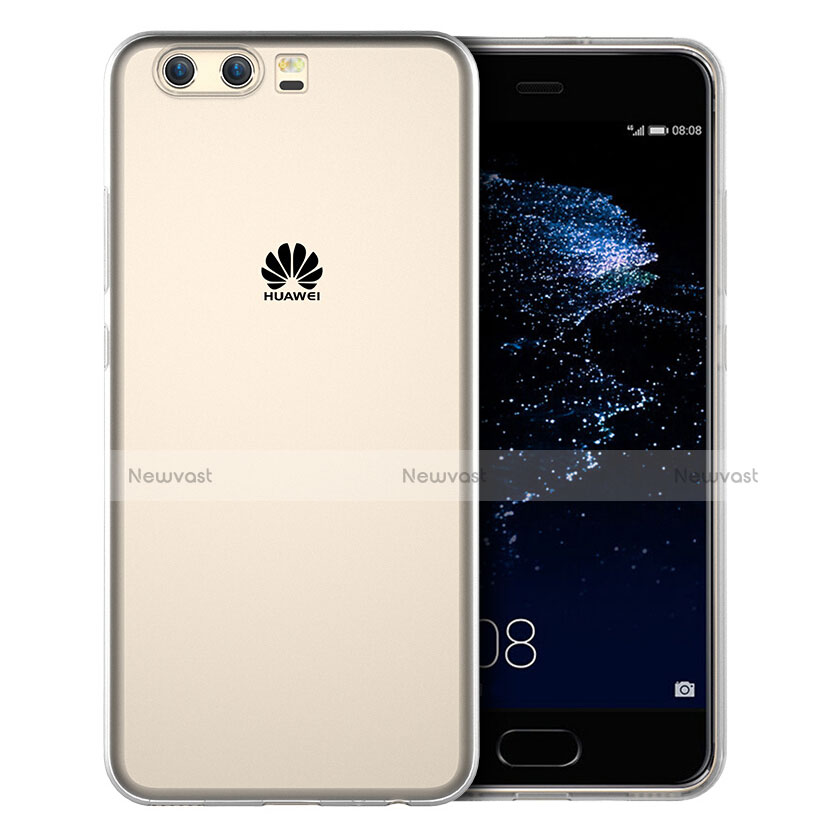 Ultra-thin Transparent Gel Soft Case T06 for Huawei P10 Clear