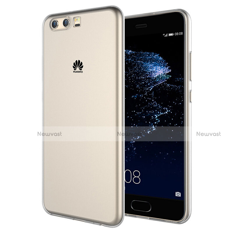 Ultra-thin Transparent Gel Soft Case T06 for Huawei P10 Plus Clear