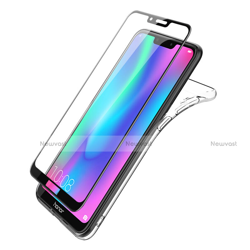 Ultra-thin Transparent Gel Soft Case with Screen Protector for Huawei Honor Play 8C Clear