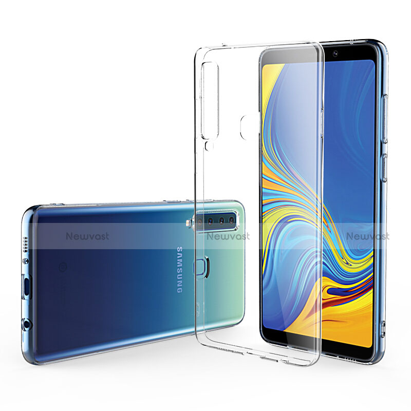 Ultra-thin Transparent Gel Soft Case with Screen Protector for Samsung Galaxy A9s Clear