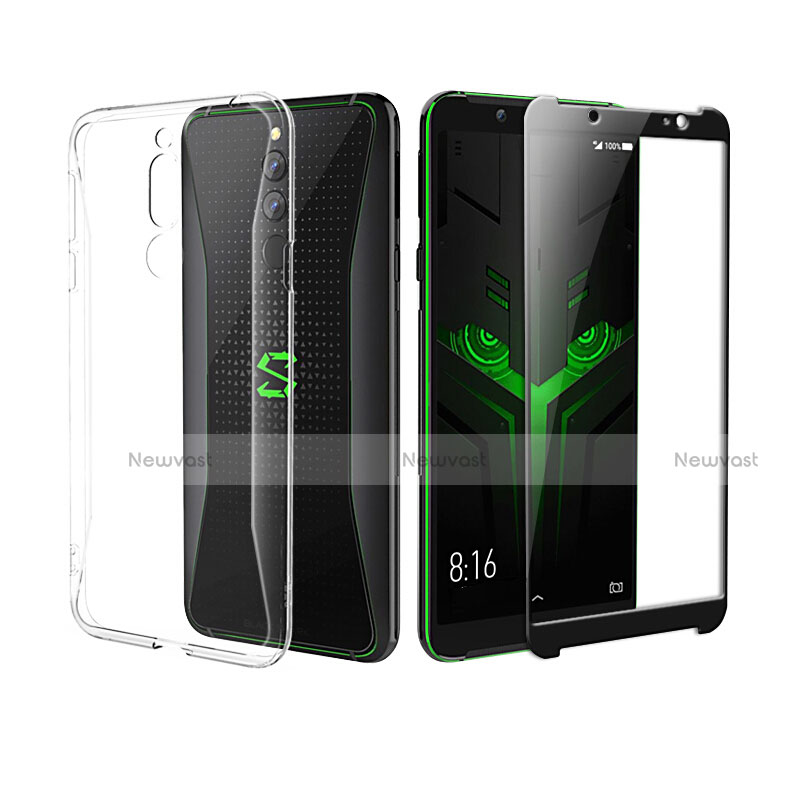 Ultra-thin Transparent Gel Soft Case with Screen Protector for Xiaomi Black Shark Helo Clear