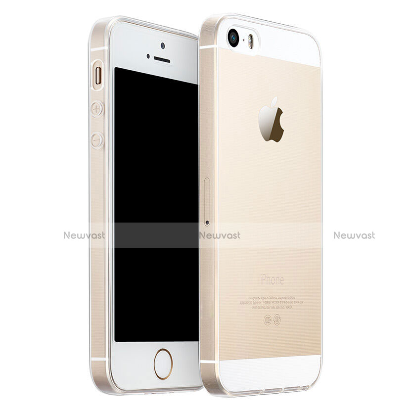 Ultra-thin Transparent Gel Soft Cover for Apple iPhone 5S Clear