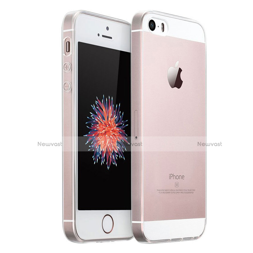 Ultra-thin Transparent Gel Soft Cover for Apple iPhone SE Clear