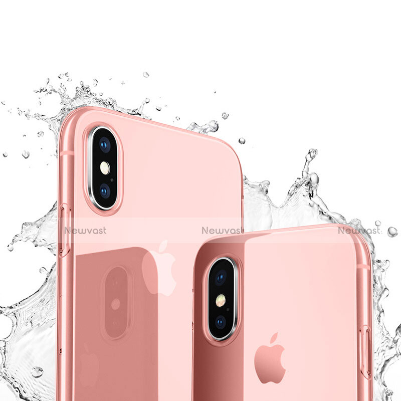 Ultra-thin Transparent Gel Soft Cover for Apple iPhone Xs Max Pink