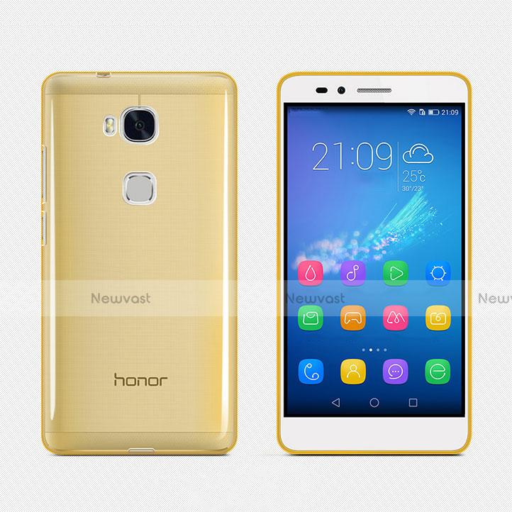 Ultra-thin Transparent Gel Soft Cover for Huawei Honor Play 5X Gold