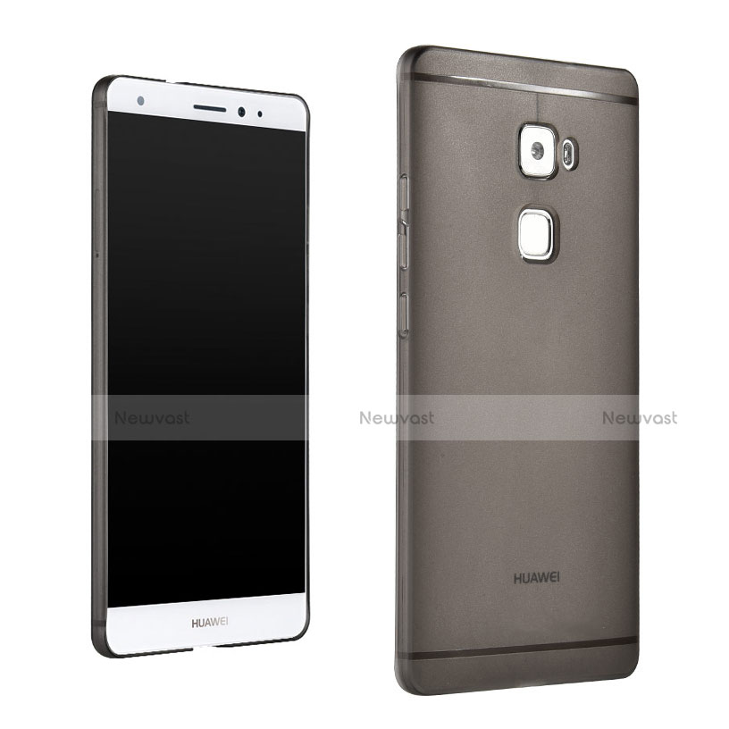 Ultra-thin Transparent Gel Soft Cover for Huawei Mate S Gray