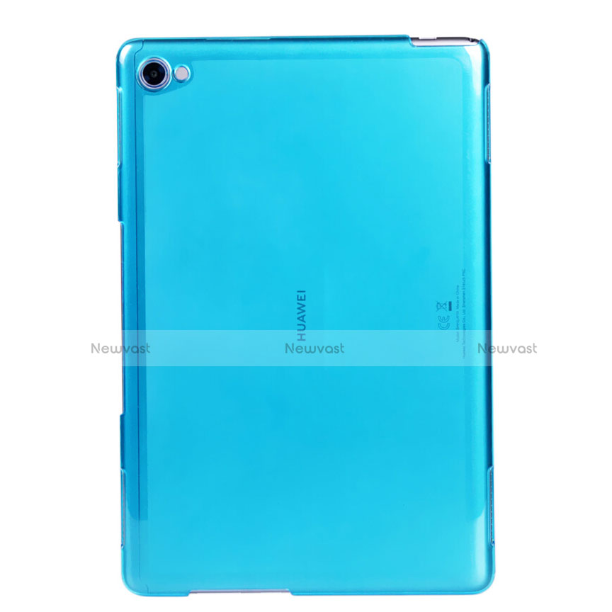 Ultra-thin Transparent Gel Soft Cover for Huawei MediaPad C5 10 10.1 BZT-W09 AL00 Blue