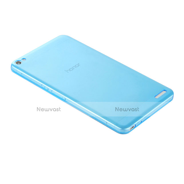 Ultra-thin Transparent Gel Soft Cover for Huawei MediaPad X2 Blue