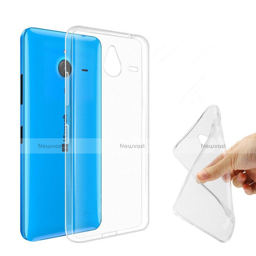 Ultra-thin Transparent Gel Soft Cover for Microsoft Lumia 640 XL Lte Clear