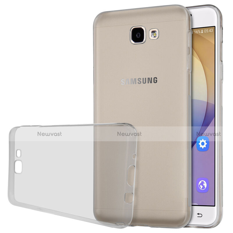 Ultra-thin Transparent Gel Soft Cover for Samsung Galaxy J5 Prime G570F Gray