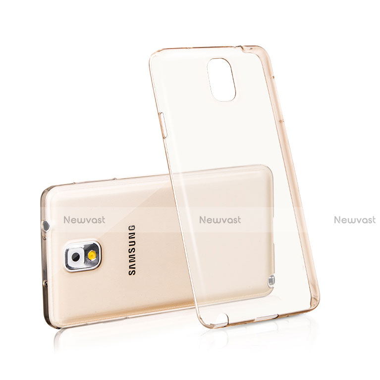 Ultra-thin Transparent Gel Soft Cover for Samsung Galaxy Note 3 N9000 Gold