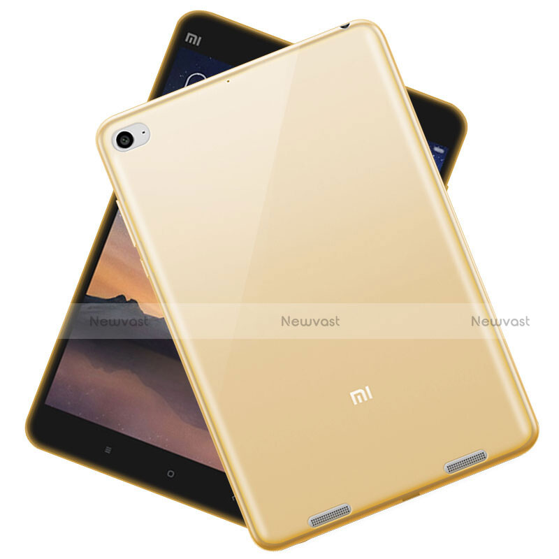 Ultra-thin Transparent Gel Soft Cover for Xiaomi Mi Pad 2 Gold