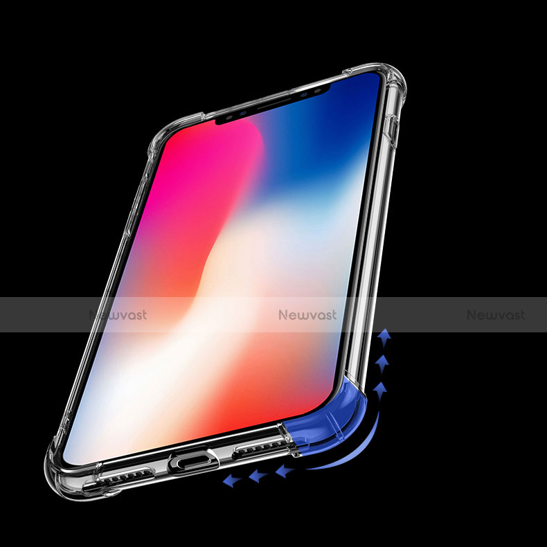 Ultra-thin Transparent Gel Soft Cover T02 for Apple iPhone Xs Clear