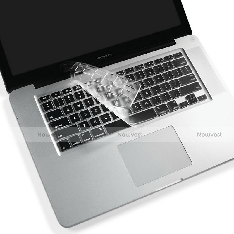 Ultra-thin Transparent Gel Soft Keyboard Cover for Apple MacBook 12 inch White