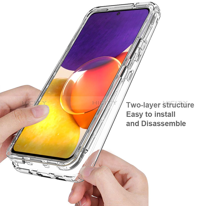 Ultra-thin Transparent Gel Soft Matte Finish Front and Back Case 360 Degrees Cover for Samsung Galaxy A05s Clear