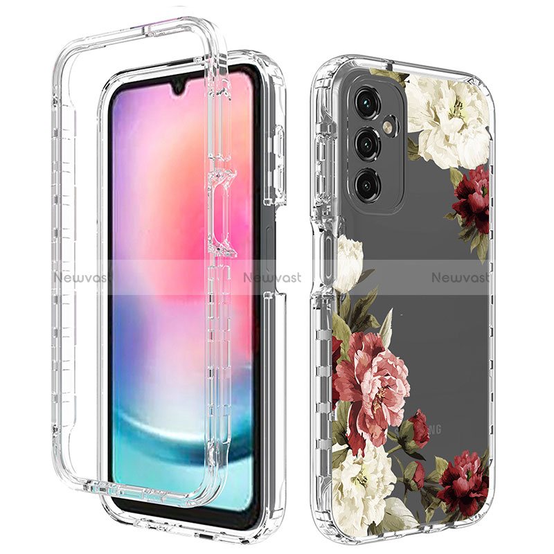Ultra-thin Transparent Gel Soft Matte Finish Front and Back Case 360 Degrees Cover for Samsung Galaxy A25 5G