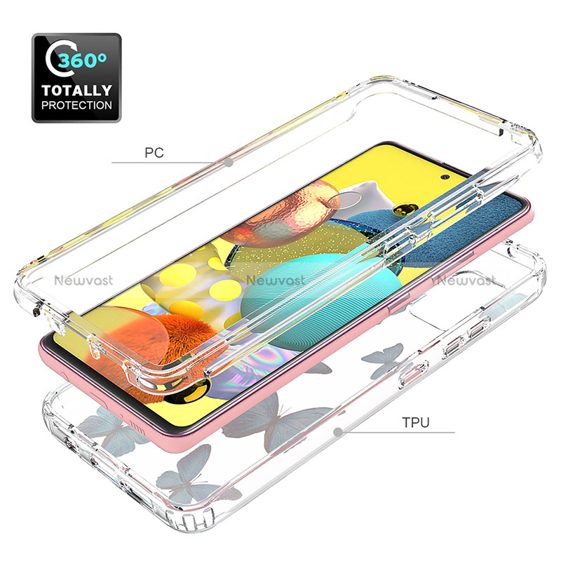 Ultra-thin Transparent Gel Soft Matte Finish Front and Back Case 360 Degrees Cover for Samsung Galaxy A51 5G