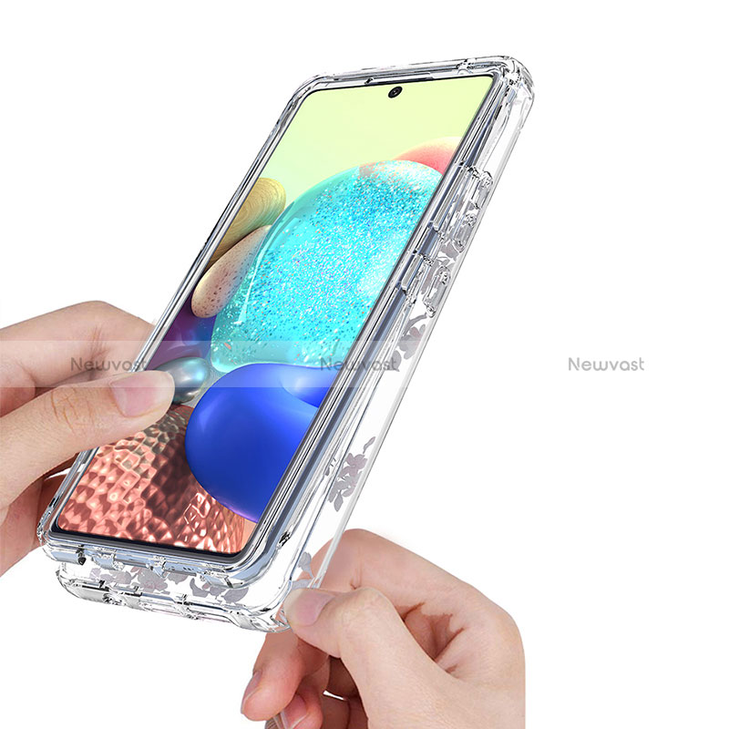 Ultra-thin Transparent Gel Soft Matte Finish Front and Back Case 360 Degrees Cover for Samsung Galaxy A71 5G