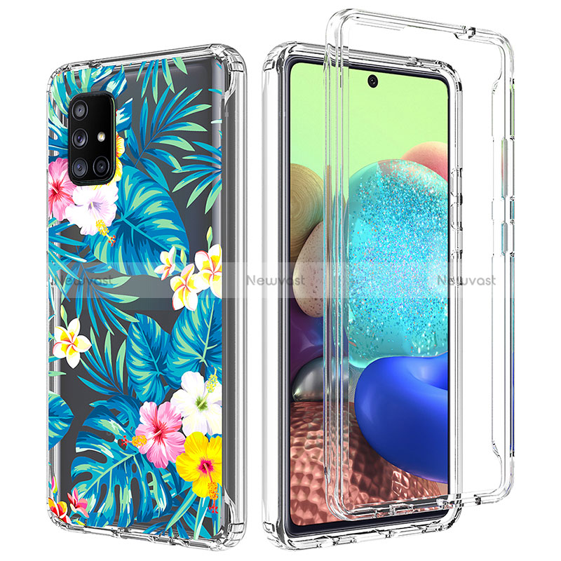 Ultra-thin Transparent Gel Soft Matte Finish Front and Back Case 360 Degrees Cover for Samsung Galaxy A71 5G