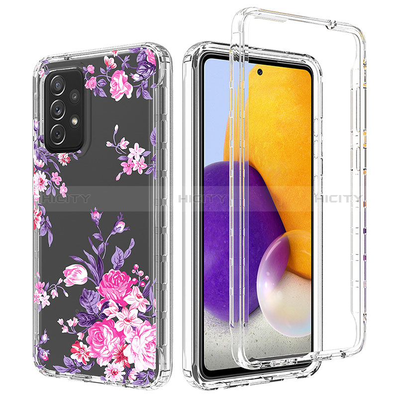 Ultra-thin Transparent Gel Soft Matte Finish Front and Back Case 360 Degrees Cover for Samsung Galaxy A72 5G